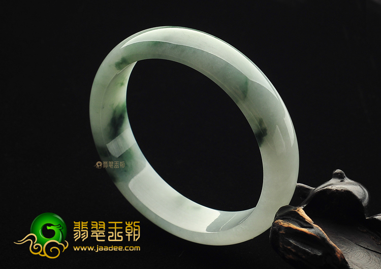 糯冰种飘花手镯（60mm）