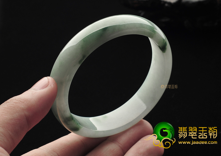 糯冰种飘花手镯（60mm）