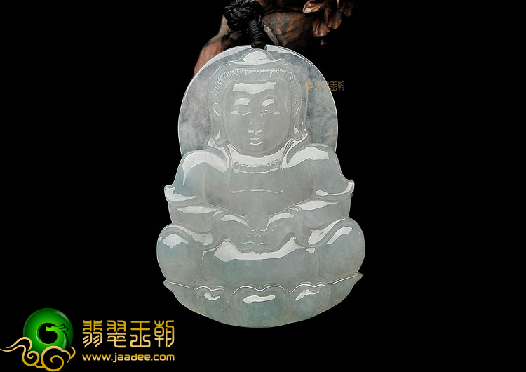 冰种晴水观音挂件
