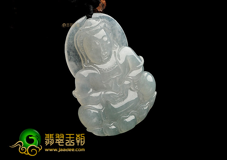 冰种晴水观音挂件