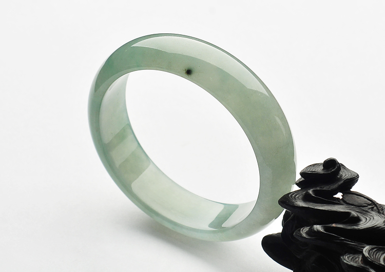 糯冰种飘花手镯（58mm）
