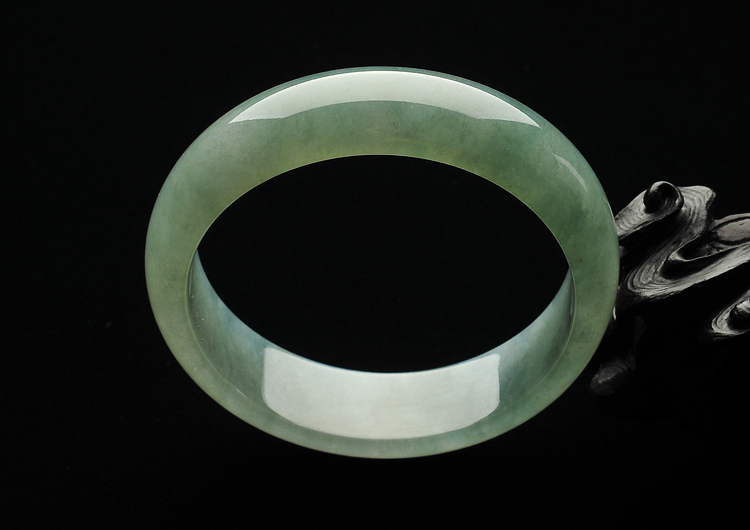 糯冰种飘花手镯（58mm）