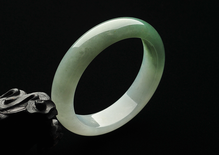 (超值推荐)糯冰种晴水手镯（57.5mm）