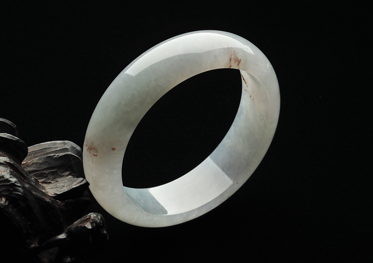 (超值推荐)糯冰种晴水手镯（58.6mm）