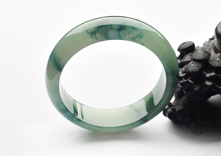 冰种飘花手镯（58.8mm）