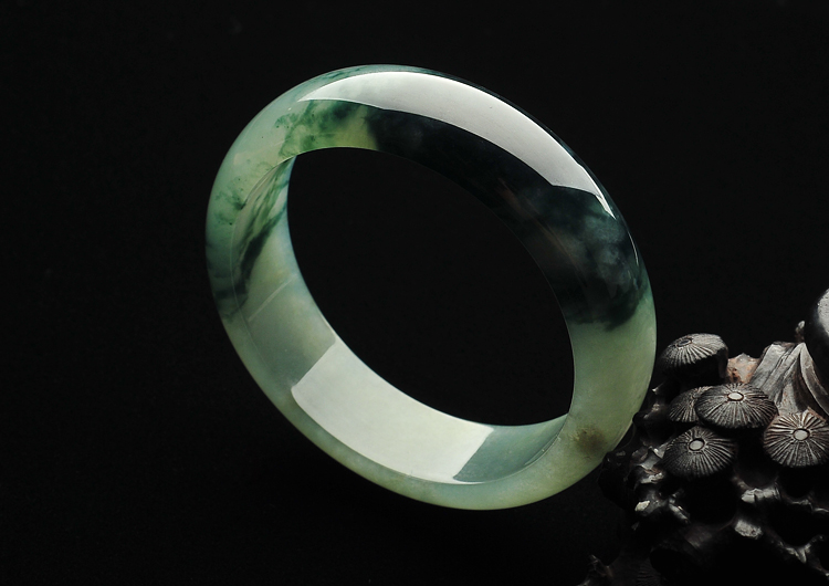 冰种飘花手镯（58mm）