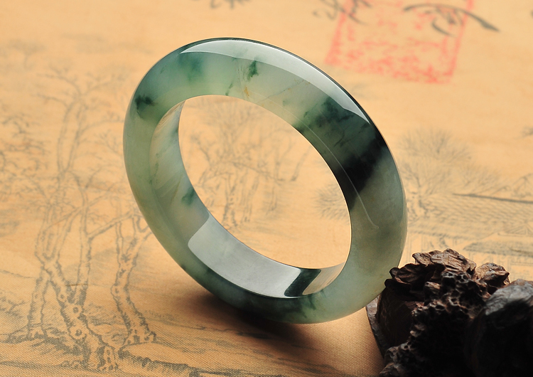 冰种飘花手镯（51mm）
