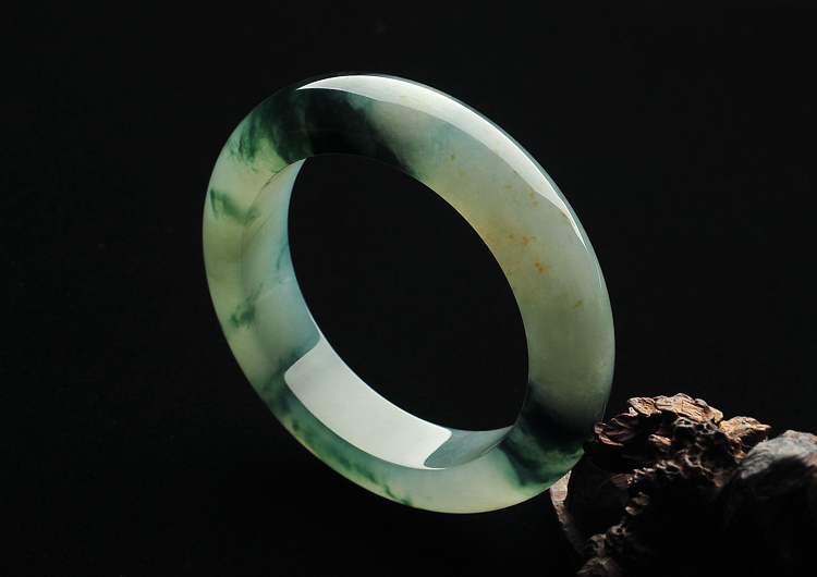 冰种飘花手镯（51mm）