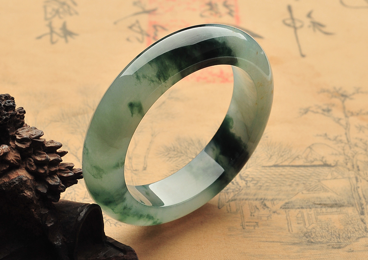 冰种飘花手镯（51mm）