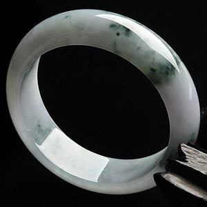 糯冰种飘花手镯(56.7mm)