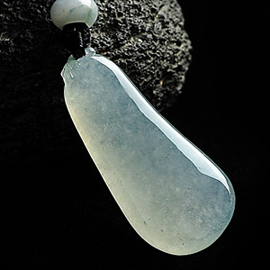 冰种晴水福瓜挂件