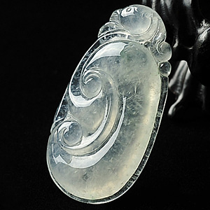 冰种无色如意挂件