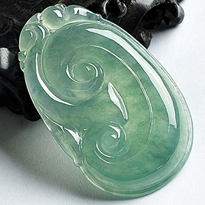 冰种晴水如意挂件