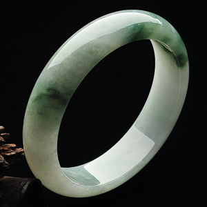 糯冰种飘花手镯（57.2mm）