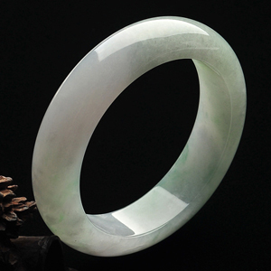 糯冰种飘花手镯（57.8mm）