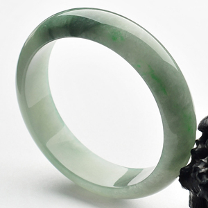 糯冰种飘花手镯（56.5mm）