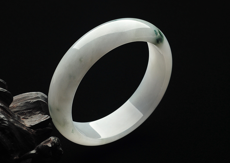 糯冰种飘花手镯（61mm）