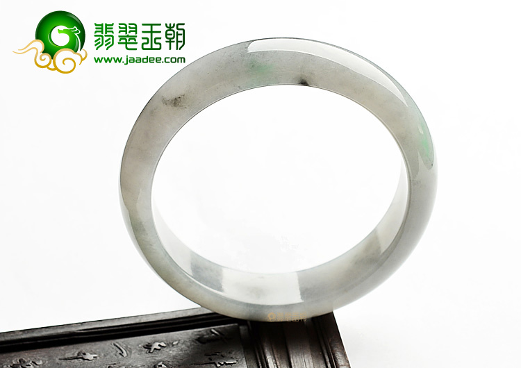 糯冰种飘花手镯(58.3mm)
