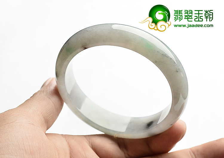 糯冰种飘花手镯(58.3mm)