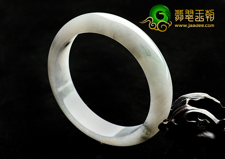 糯冰种飘花手镯(58.3mm)