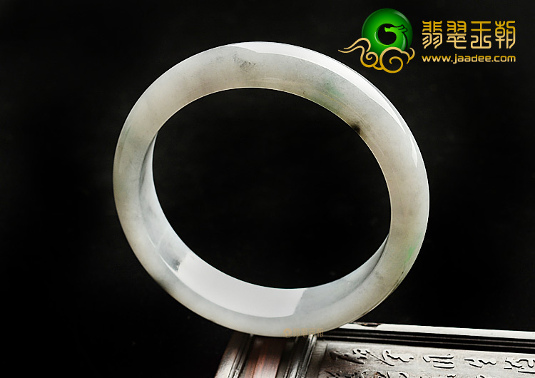 糯冰种飘花手镯(58.3mm)