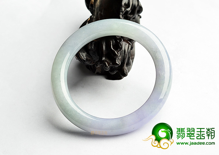 (超值推荐)糯冰种紫罗兰圆条手镯(53.4mm)