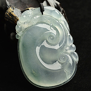 冰种晴水如意挂件