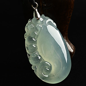 冰种晴水如意挂件