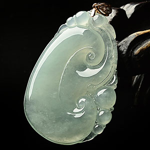 冰种晴水如意挂件