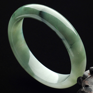 糯冰种飘花手镯(52.5mm)