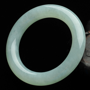 糯冰种晴水圆条手镯(55.1mm)