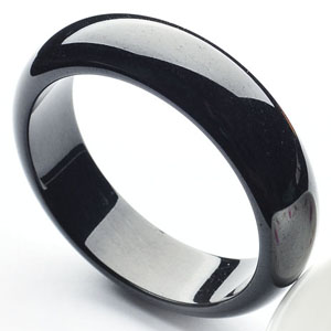 细糯种墨翠手镯(58mm)