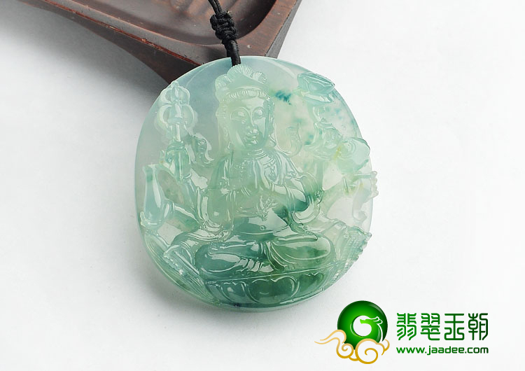 (超值推荐)冰种飘花千手观音挂件