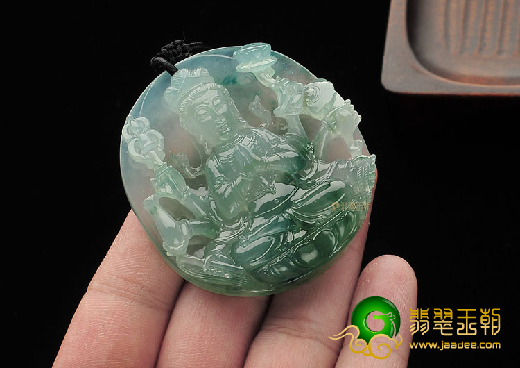 (超值推荐)冰种飘花千手观音挂件