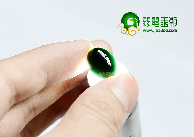 冰种墨翠戒面(一批走)