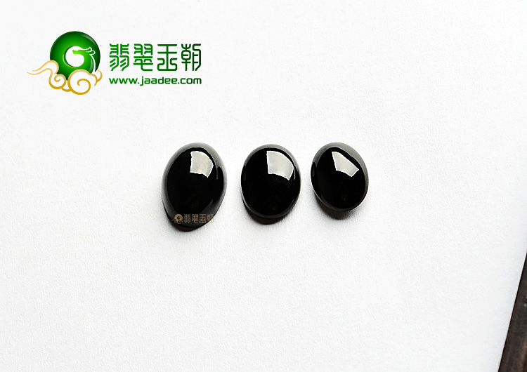 冰种墨翠戒面(一批走)