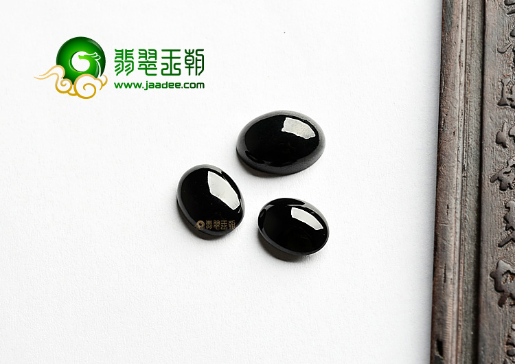 冰种墨翠戒面(一批走)