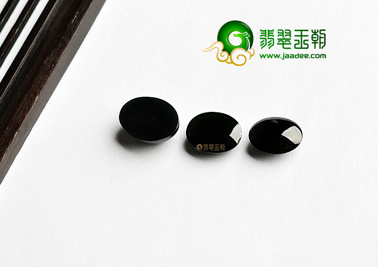 冰种墨翠戒面(一批走)