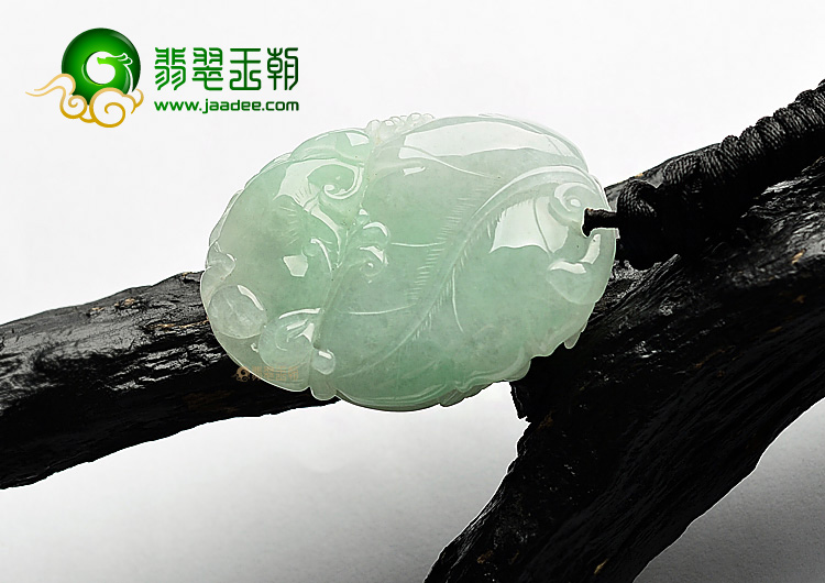糯冰种晴水富贵花开挂件