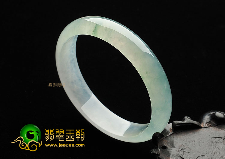 冰种飘花手镯(58.4mm)
