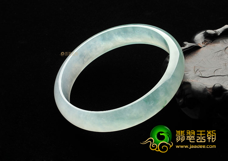 冰种飘花手镯(58.4mm)