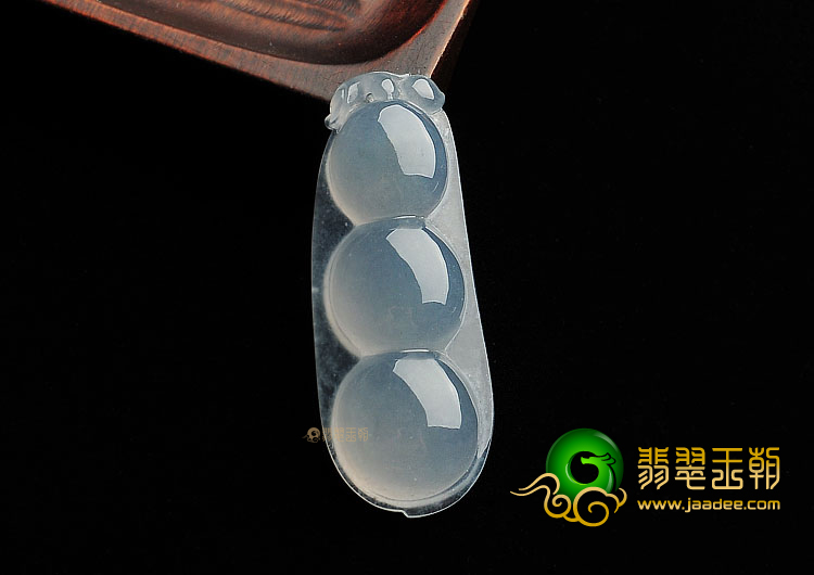 (超值推荐)冰种淡紫罗兰四季豆挂件