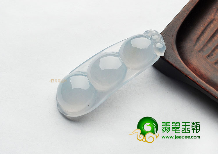 (超值推荐)冰种淡紫罗兰四季豆挂件