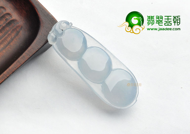 (超值推荐)冰种淡紫罗兰四季豆挂件