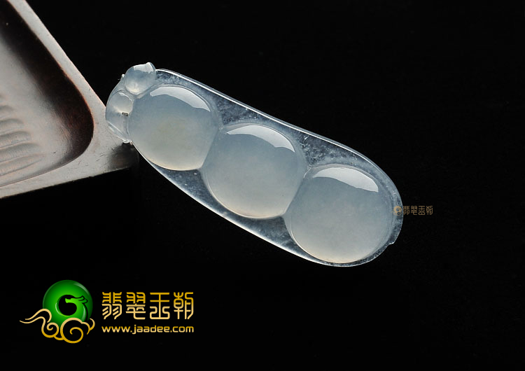 (超值推荐)冰种淡紫罗兰四季豆挂件