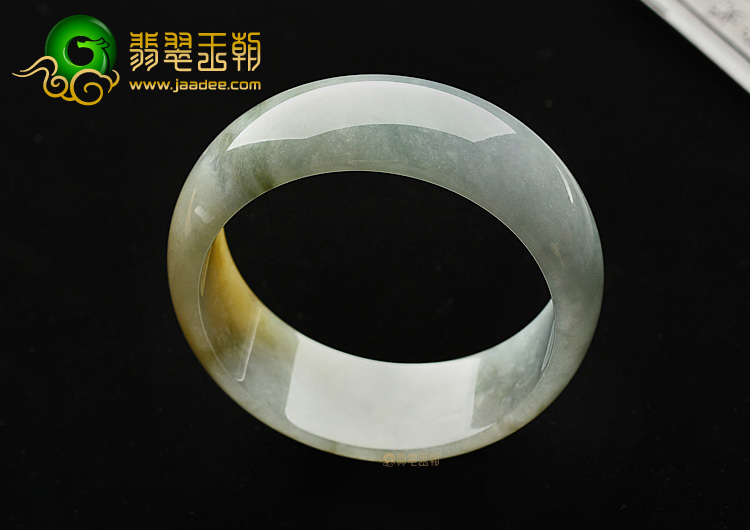 细糯种晴水黄翡手镯(61.2mm)