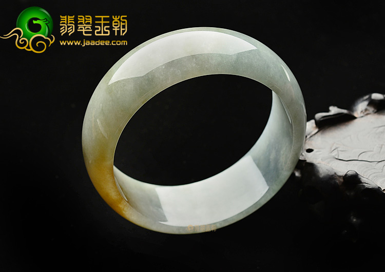 细糯种晴水黄翡手镯(61.2mm)