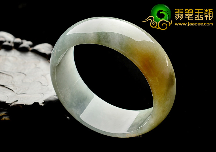 细糯种晴水黄翡手镯(61.2mm)