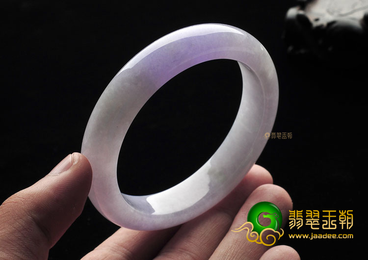 (超值推荐)糯冰种紫罗兰手镯(57.4mm)
