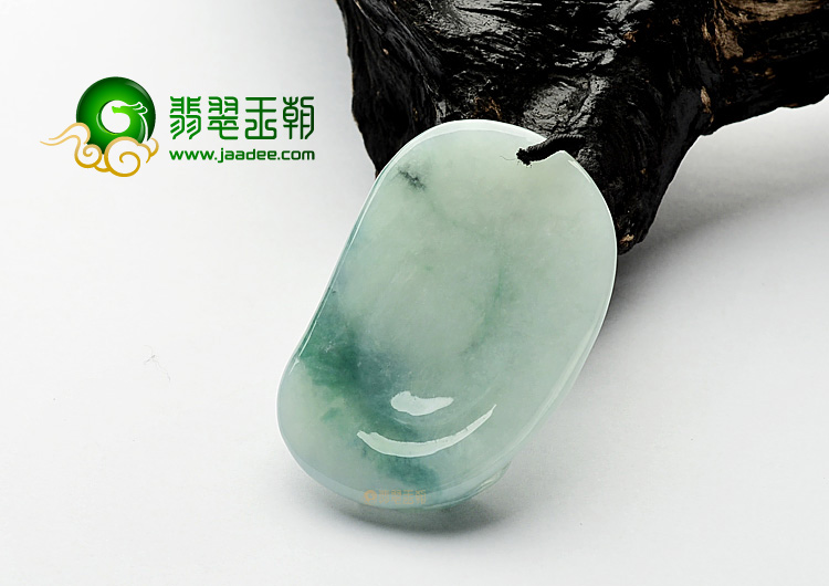 糯冰种飘花纳福挂件